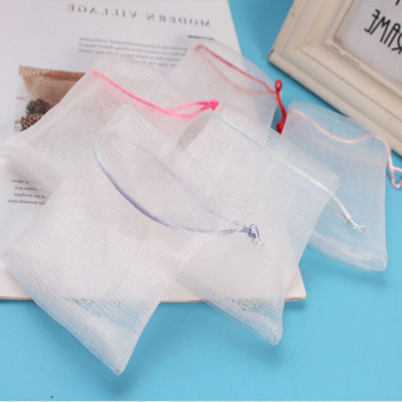 

Soap Blister Bubble Net Mesh Soap Face Wash Froth Nets Soap Mesh Bag Manual Bag Bathroom Accessories
