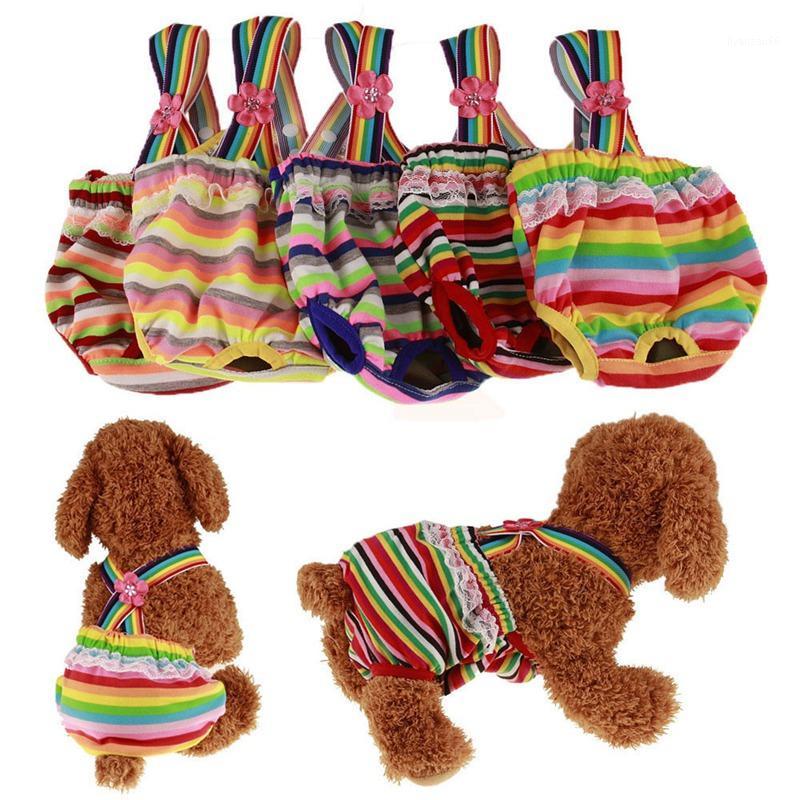 

Pet Physiological Pants Polka Colorful Female Dog Underwear Sanitary Diaper Female Dog Diaper Cotton Sanitary Pants Pet1