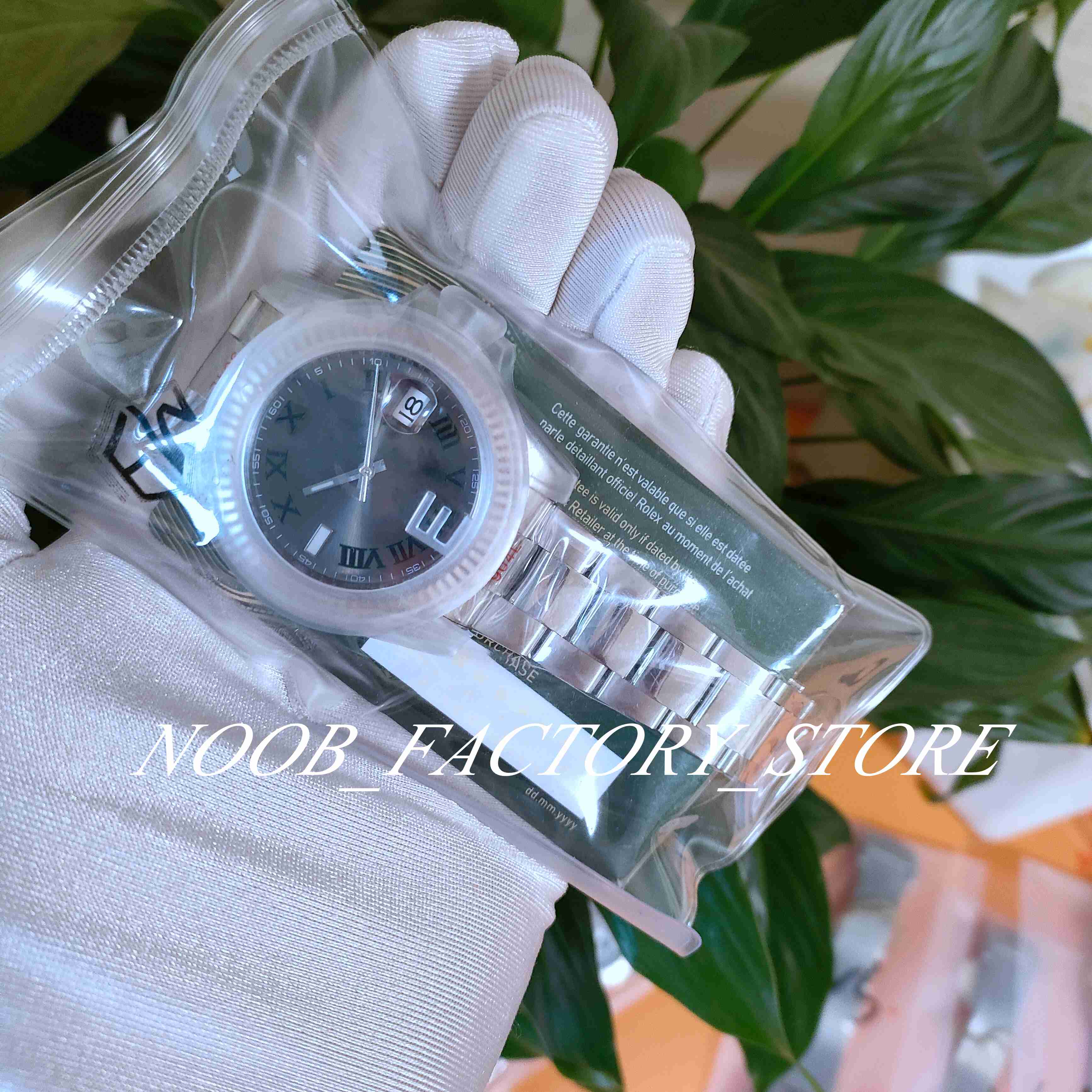 

Men Size Watch 41mm EW Factory 904L Steel Roman Wimbledon Dial Cal.3235 Automatic Movement 126334 Waterproof Super Luminous Eta Wristwatches, Original box certificate