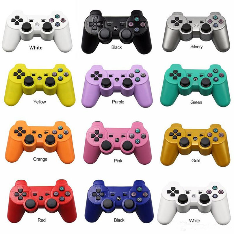

PS3 Controllers Wireless Controller Bluetooth Game Double Dual Shock Console For Playstation 3 Joysticks Gamepad Consoles NO Retail Box