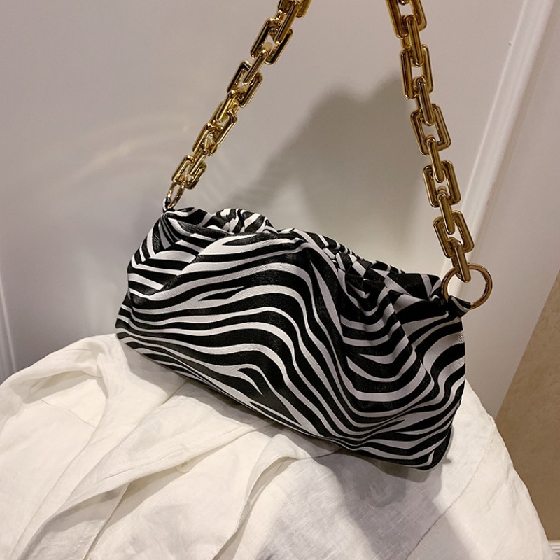 

Standard way zebra shoulder women designer chains luxury leather bags of plutonium messenger bag lady claw