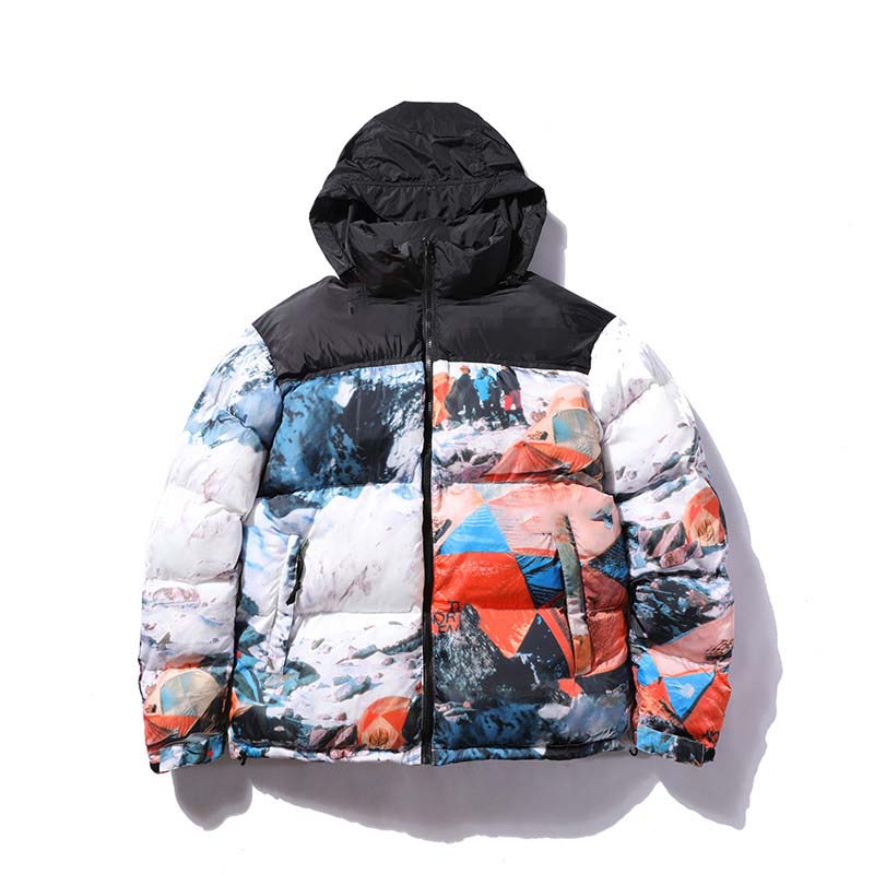 

Fashion Designer Mens Jacket Down Coat Winter Warm Windbreaker Jackets Latters Embroidery Pattern Zippers Tops Coats, Shipping fee