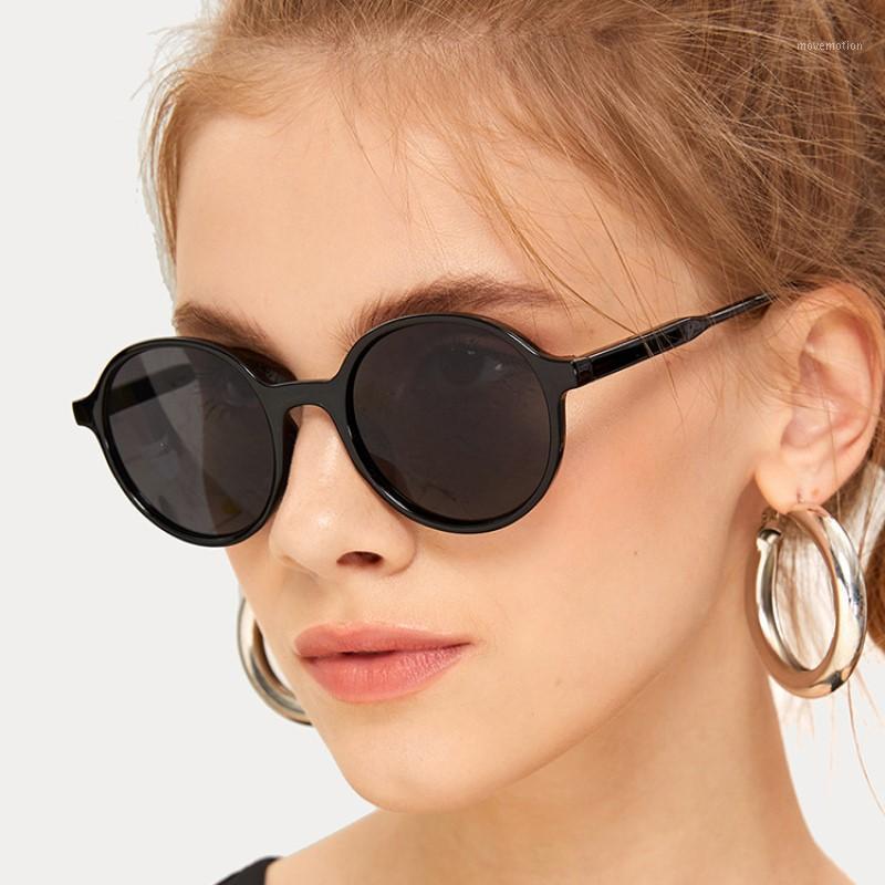 

Round Sunglasses Women High Quality Mirror Vintage Black Sun Glasses Female Brand Designer Feminino1