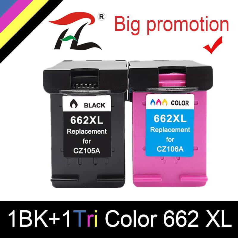 

HTL Compatible for 662 662XL Ink Cartridge for Deskjet 1015 1515 2515 2545 2645 3545 4510 4515 4516 4518 Printer
