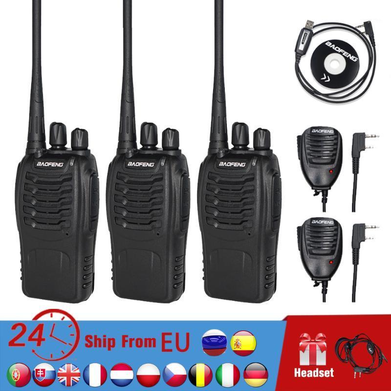 

3pcs Baofeng 888S Walkie Talkie 6KM Portable Ham Radio BF-888S Two Way Radio FM Transceiver bf888S 5W UHF Handheld CB Intercom1