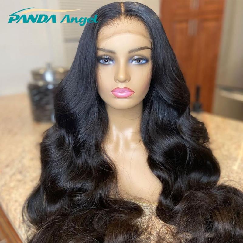 

Remy Peruvian Body Wave Lace Front Wig PrePlucked 13x4 Lace Front Human Hair Wig 4x4 Closure Human Hair For Black Women, As pic