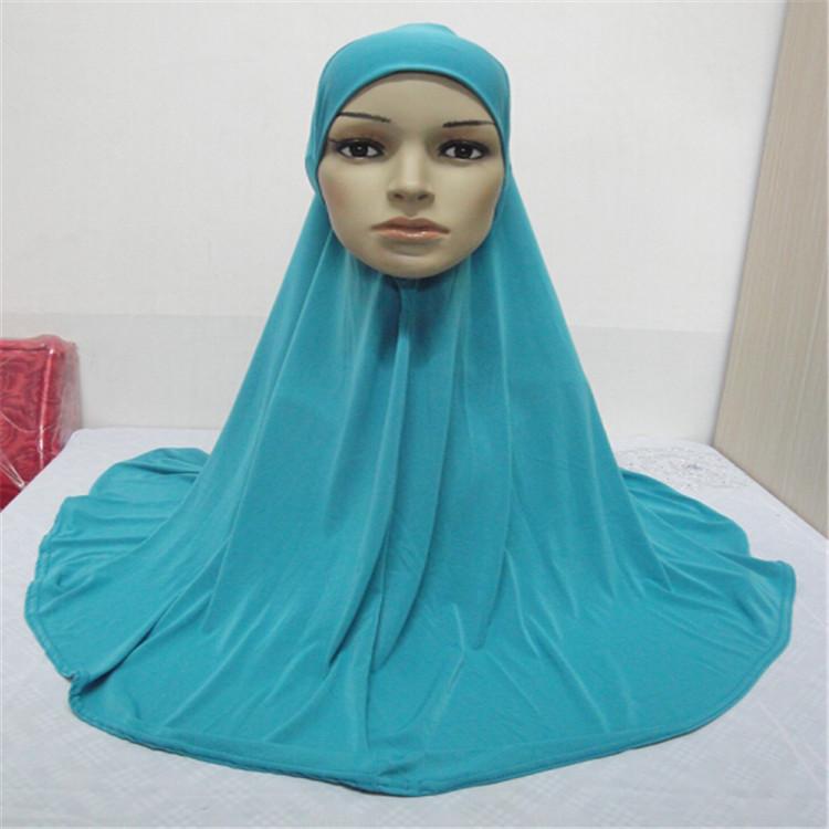 

New Islamic women hijab scarf lady solid Amira headband best quality muslim women cloth