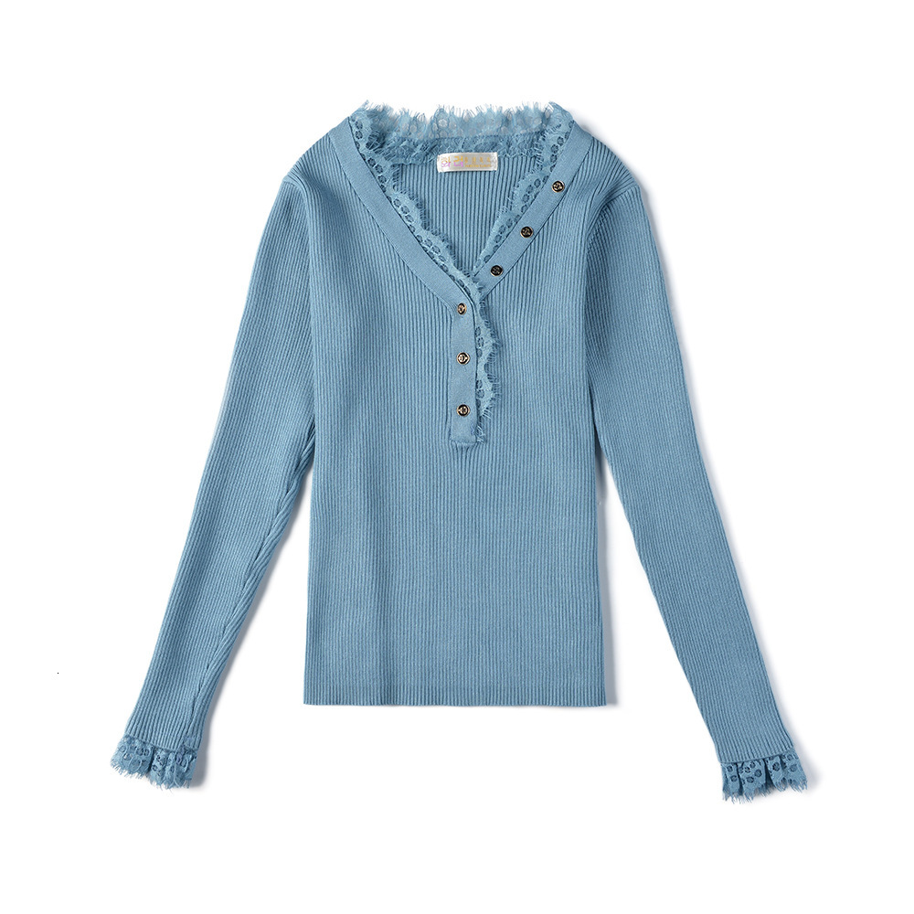 

2021 New Winter Autumn Lace Knit V-neck Cardigans Sweater Women Casual Chic Button Spring Coat Outwear Female Basic Jacket Xlz2, Black