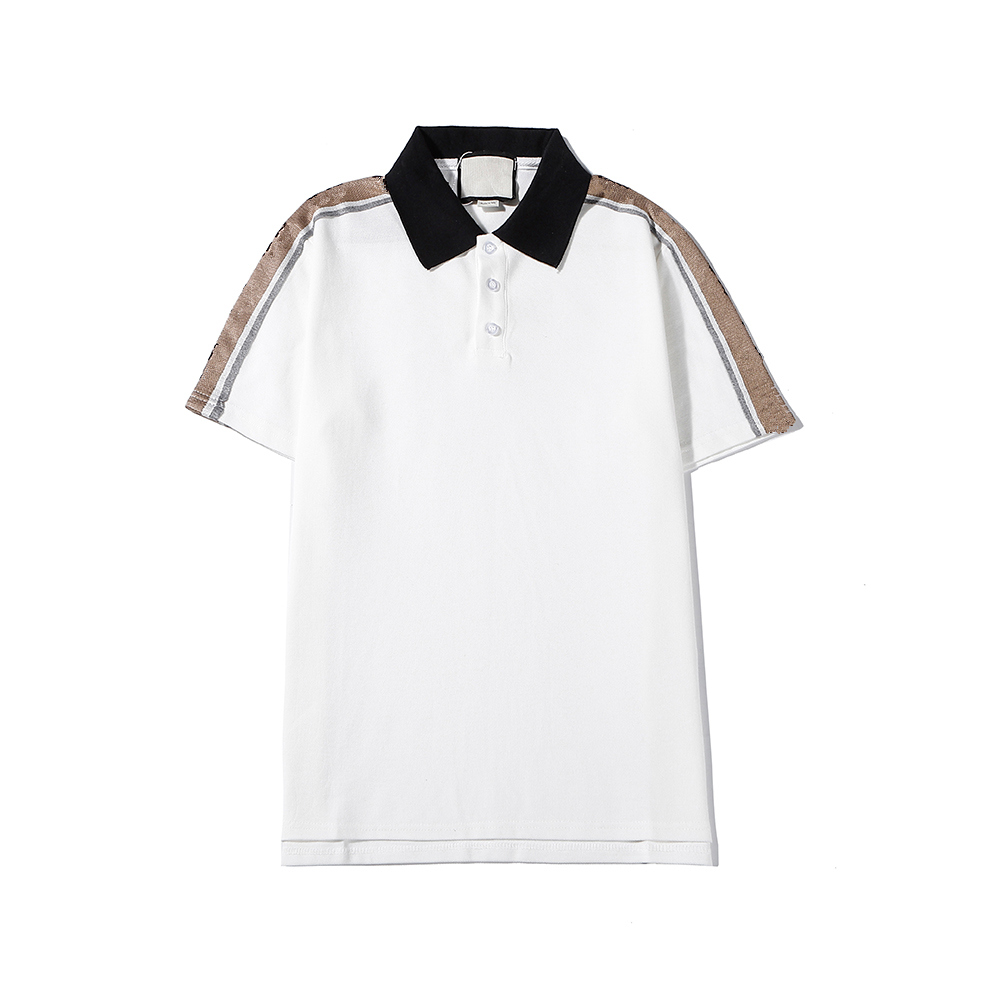

Men Stylist Polo Shirt Luxury Italian mens short sleeve fashion casual summer T shirt color choice -XXL size 202, Customize