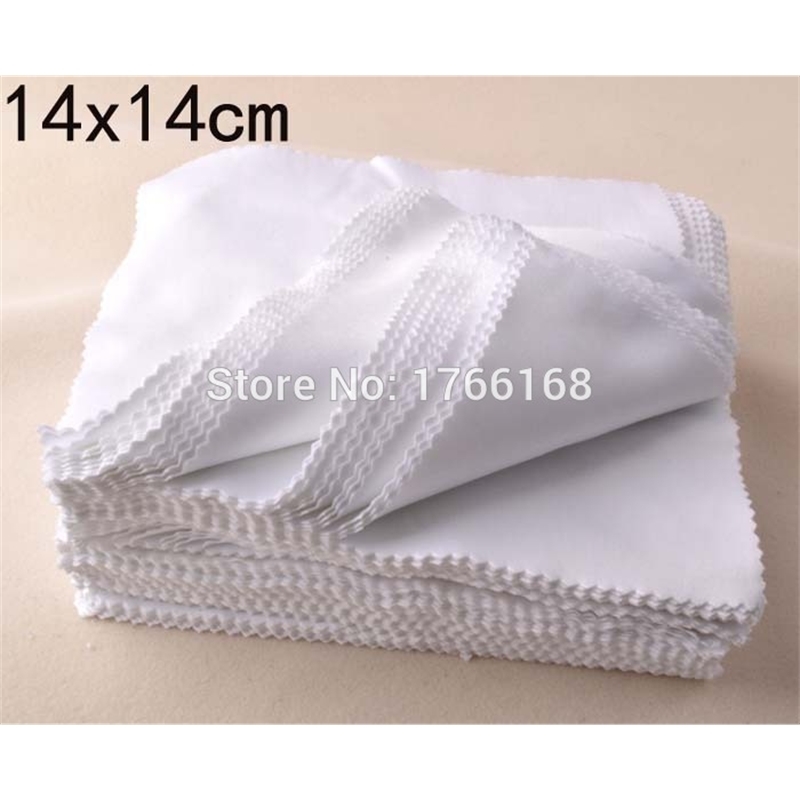 

100pcs White 14x14CM Sublimation Microfiber eye glasses cleaning screen lens Customized cloth 201021