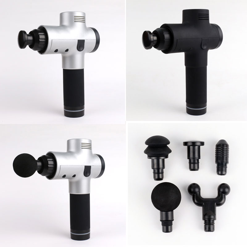

Myofascial Physiotherapy Instrument Mute Touch Screen Fascia Gun Massage Gun Relax Electric Warp Film Impact Gun Deep