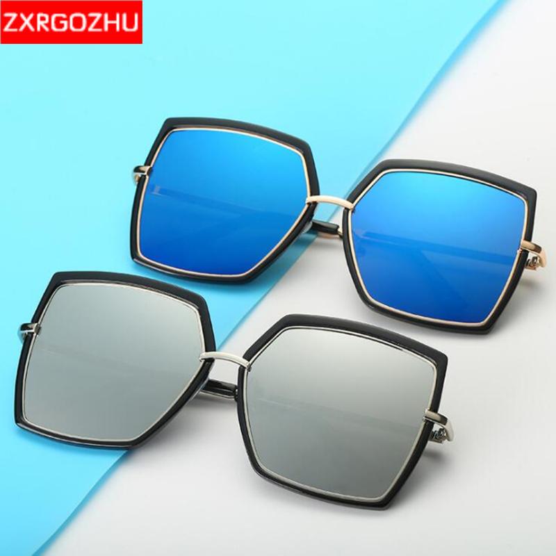 

New Brand Vintage Square Sunglasses Women Luxury Metal Oversize Frame Shades Ladies Classic Sun glasses UV400 oculos feminino