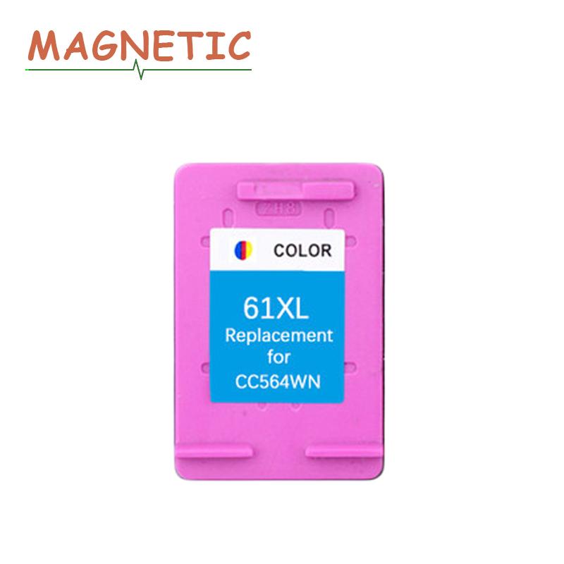 

Magnetic Compatible color Ink Cartridge for 61 for Deskjet 1000 1050 1055 2000 2050 2512 3000 J110a J210a J310a Printer 61