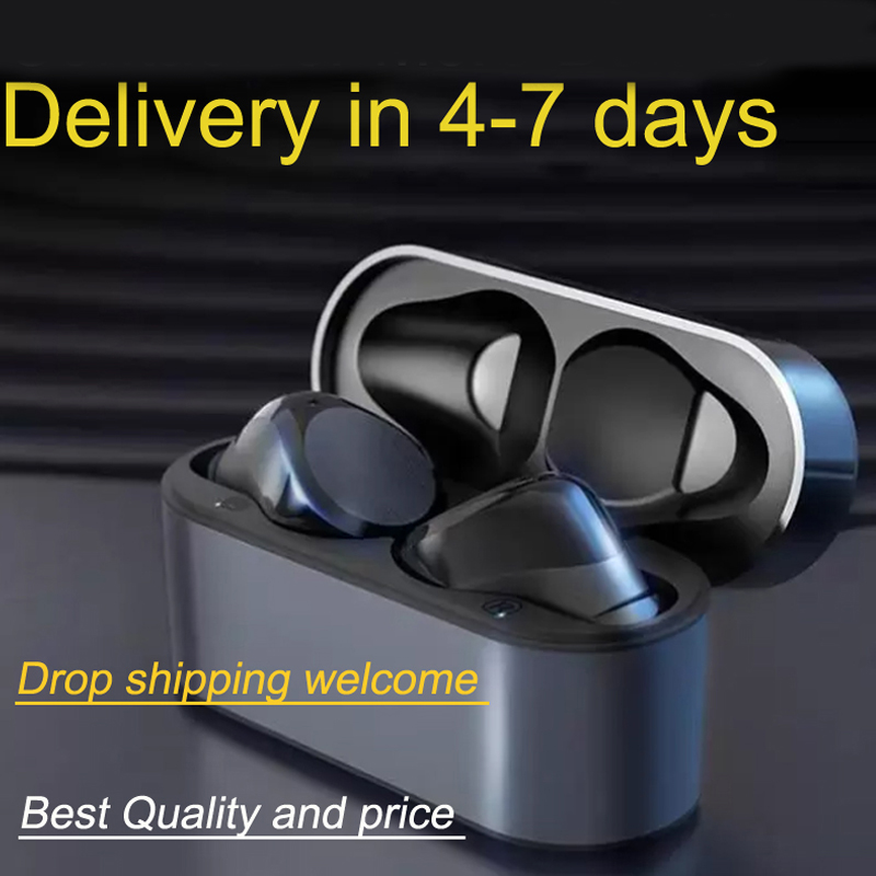

NEW 2021 Wireless Earphone earphones Chip Transparency Metal GPS Wirless Charging Bluetooth Headphones In-Ear Dropship High Quality, White