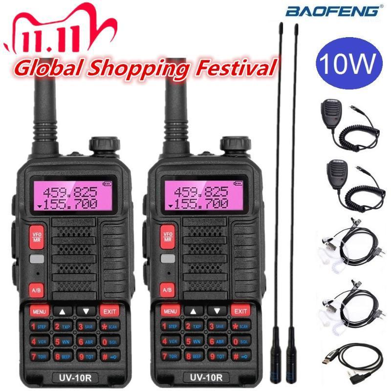 

2PCS Walkie Talkie Baofeng UV-10R High Power 10W 5800mAh Dual Band Two Way CB Radio Transceiver USB Charging BF UV-10R Ham Radio1
