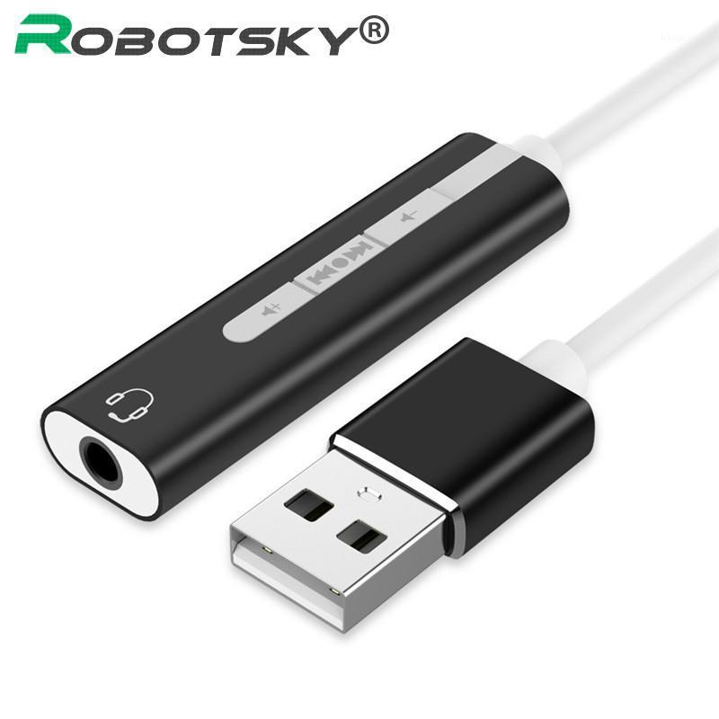 

Sound Card External USB to Microphone Speaker Audio Interface 3.5mm Audio Adapter for Laptop PS4 Headset Computer USB Sound Card1