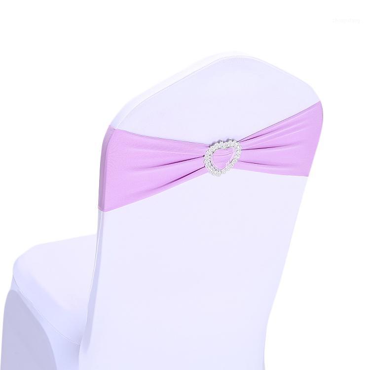 

Sashes RUBIHOME (10pieces/lot) Purple Love Button Chair Sash Band Silk Ribbon Hair Cover For Wedding Party Chirstmas Decoration