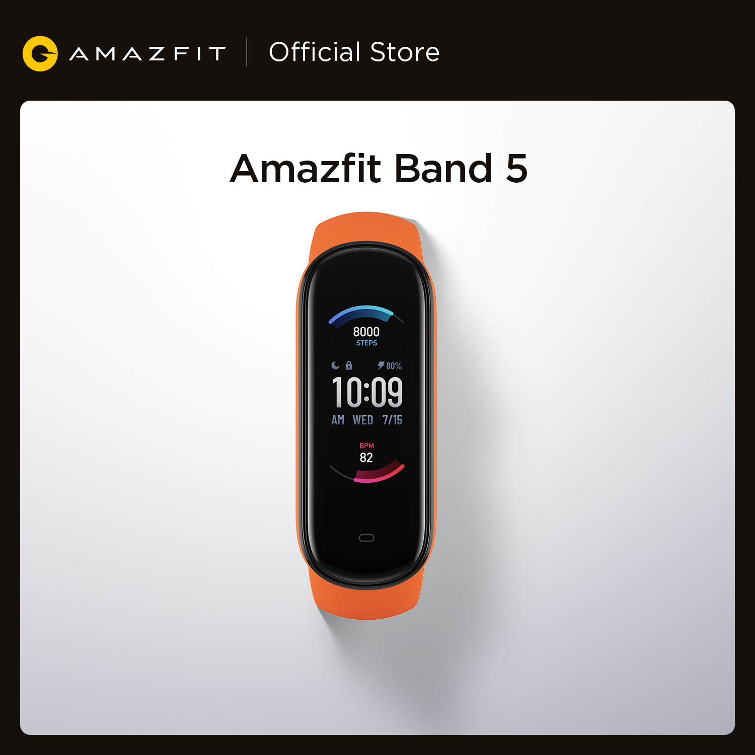

2020 New Global Version Amazfit Band 5 Smart Wristband 5ATM Heart Rate 11 Sport Mode Measure Stress Level Fitness