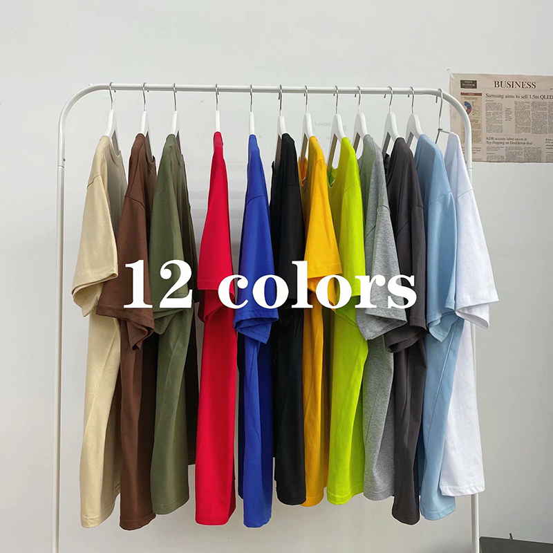 

2020 Summer Mens T-Shirts Fashion Round collar Five-cent sleeve Pure cotton Men's T-Shirts Leisure Loose Solid color Sports Tops, Fluorescent green