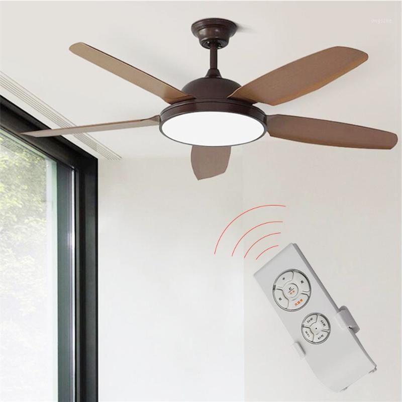 

52 Inch Vintage Ceiling Fans With Light Bedroom Home Fan 220v Ceiling Fan with remote control ventilador de teto1