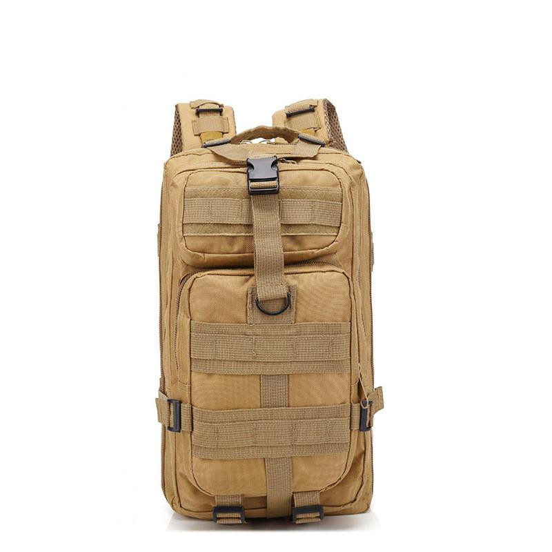 

25L 3P Tactical Backpack Army Outdoor Bag Rucksack Men Camping Tactical Backpack Hiking Sports Molle Pack Climbing Bags, Black
