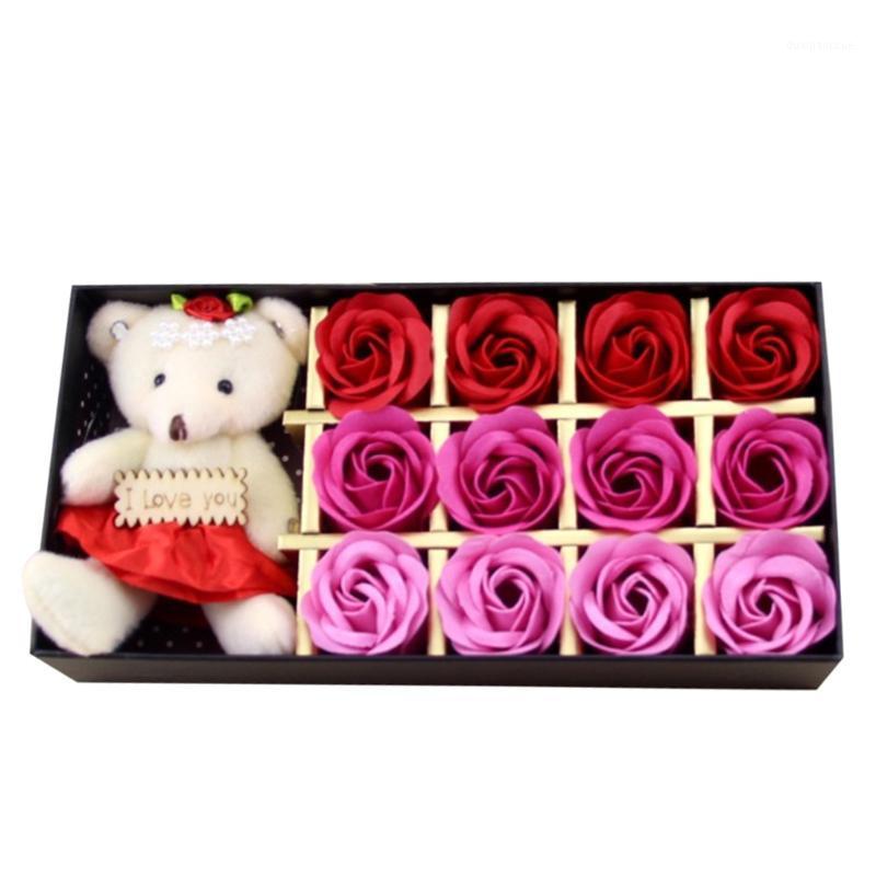 

Creative Valentines Day Gift Artificial Rose Flowers Bouquet Decoration For Home Party Wedding Forever Love Sztuczne Kwiaty1, Red