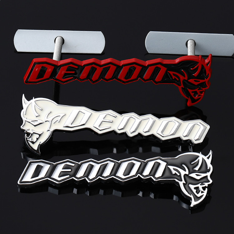 

Car Grill Emblem Badge Stickers for Dodge Challenger SRT Demon SRT8 RC Hellcat Charger Caliber Front Hood Grill Auto styling