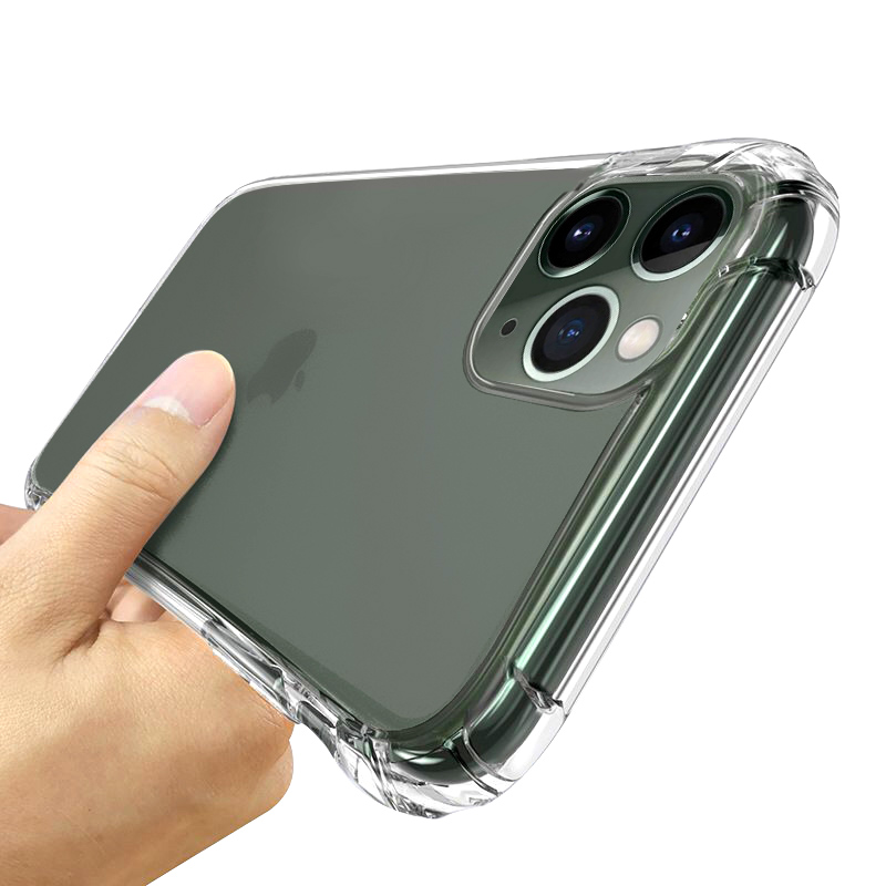

Bumper Shockproof Silicone Phone Case iPhone 11 Pro Xs Max X Xr 7 8 Plus Ca Transparent Protection Back Cover, For iphone 7