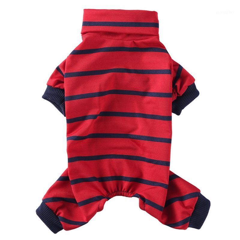 

Striped Cotton Pet Dog Clothes Winter Warm Dog Jumpsuits Rompers Pajamas Hoodies Clothing for Dogs Cat Puppy1