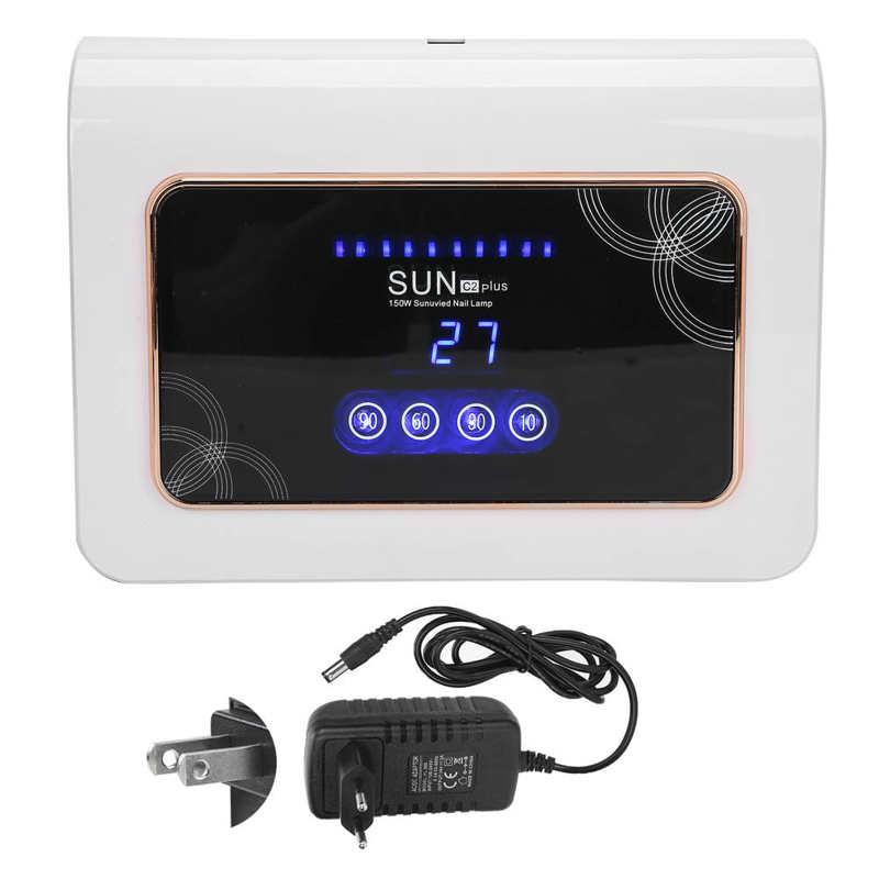 

150W LED UV Nail Dryer Lamp Timing Gel Polish Machine Nail Curing Light 100-240V, European regulations