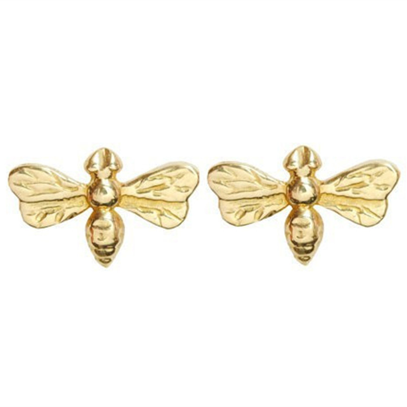 

Fashion Bee Stud Earrings Exclusive Cute insects New product Suitable for Men And Women Gold Silver Rose Three Color Optional, Golden;silver