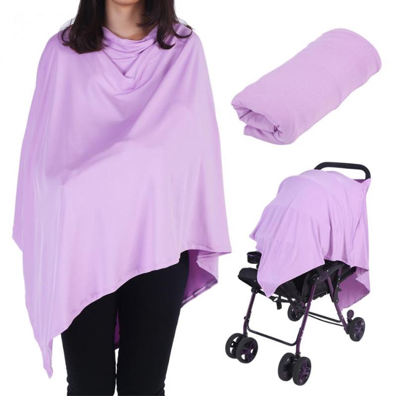 

Multi-Use Baby Breastfeeding Cover Cape Nursing Apron for Mother and Babys Baby Car Seat Cover Shopping Cart
