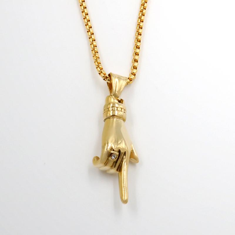 

Promotions Fashion Jewelry 316L Stainless Steel Long Necklace Pendant For Women Men Simple Men Jewelry Necklaces