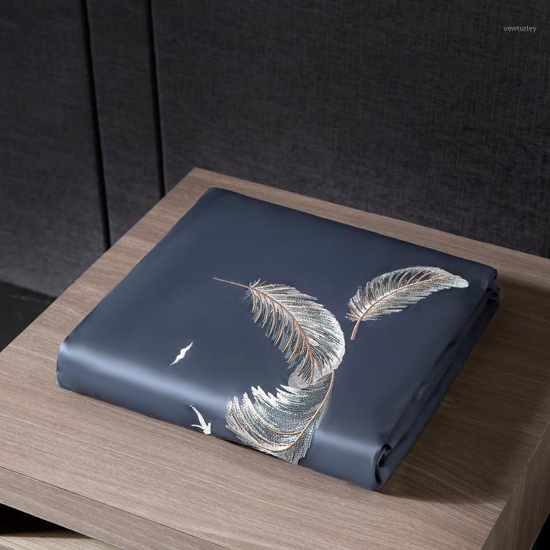 

2020 New Luxury 100% Cotton Quilt Cover Embroidery Single item Duvet Cover  Full Queen King Size 1 piece1, Al5