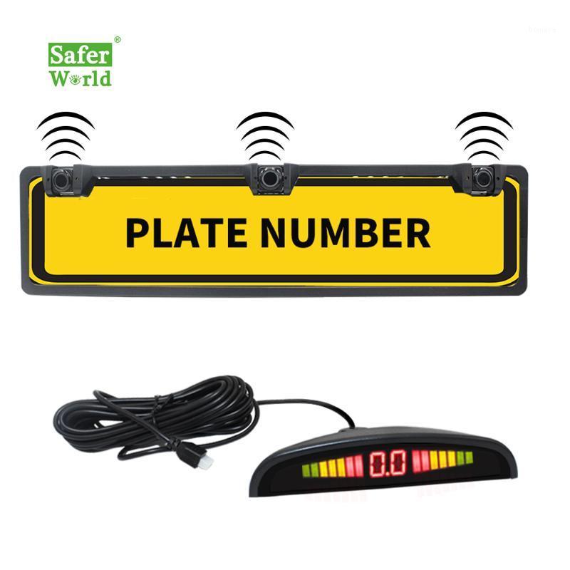

Car Parking Sensor Kit Led Wireless EU Europe License Plate Frame Reverse Radar System1