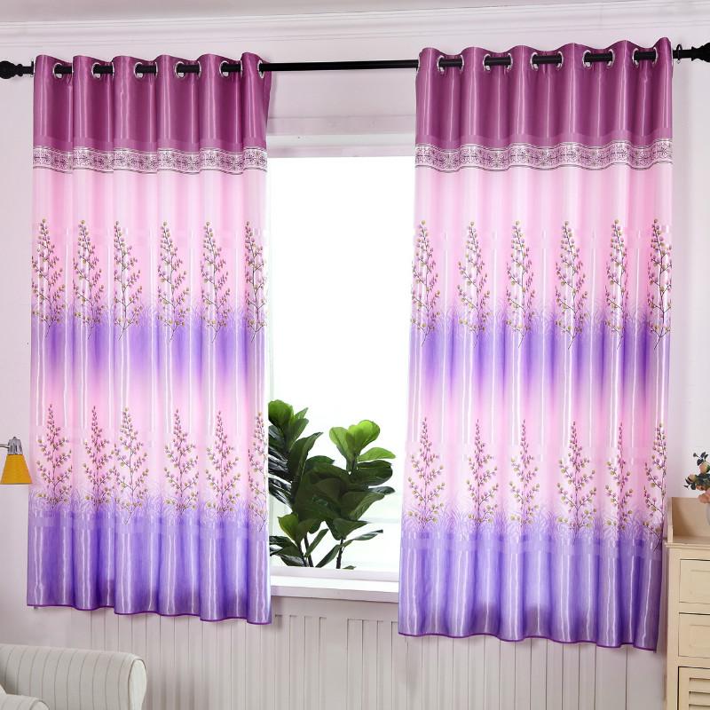 

Curtains for Children Room Baby Room New Short Curtain 2 Meters Height Living Bedroom Half Shade Curtain Plants