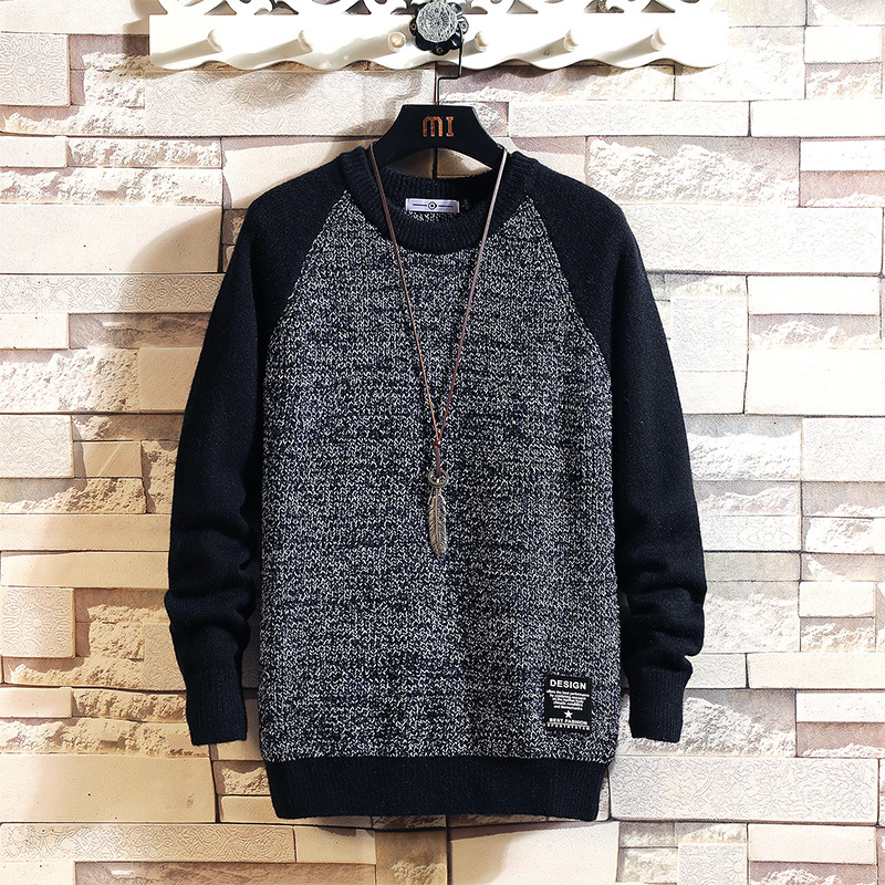 

2021 New Sweaters Men's Black Blue Red Long Sleeves Autumn Winter Pullover Knitted O-neck Plus Oversize 5xl Rwdg, Z0121 1