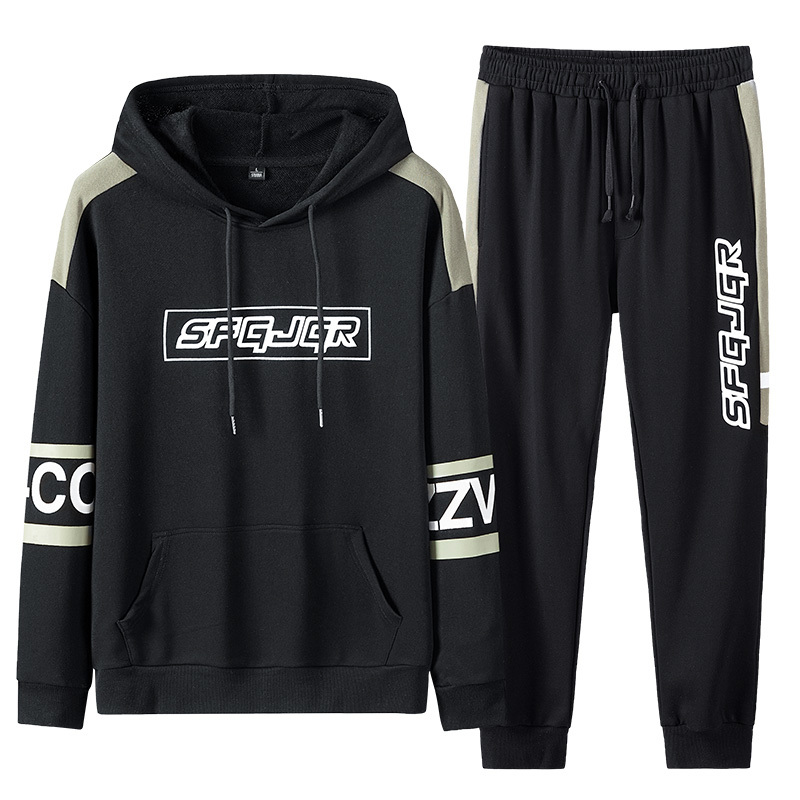 

2021 New Men Hoodies Fashion Autumn Brand Casual Tracksuit Mens Set Sports Two Piece Patchwork Hoodie Pant Male Streetwear Suit 06gy, Hh0735green