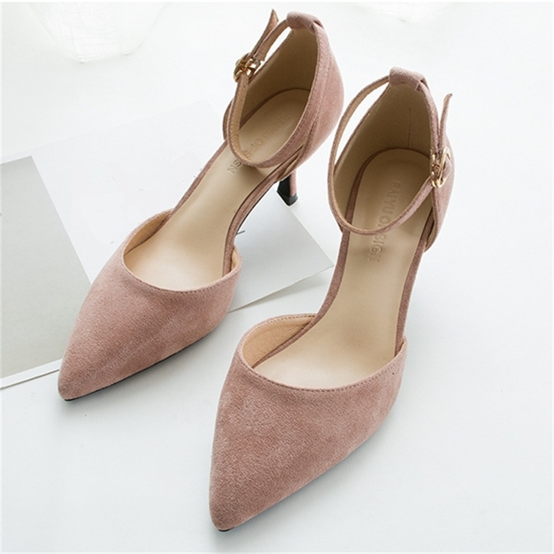 

tamanho Mais 34-40 2020 nova sexy sandlias femininas fina salto alto sandlia mules de vero mulher apontou toe sapatos d0003 AGX5, New sandals shoes