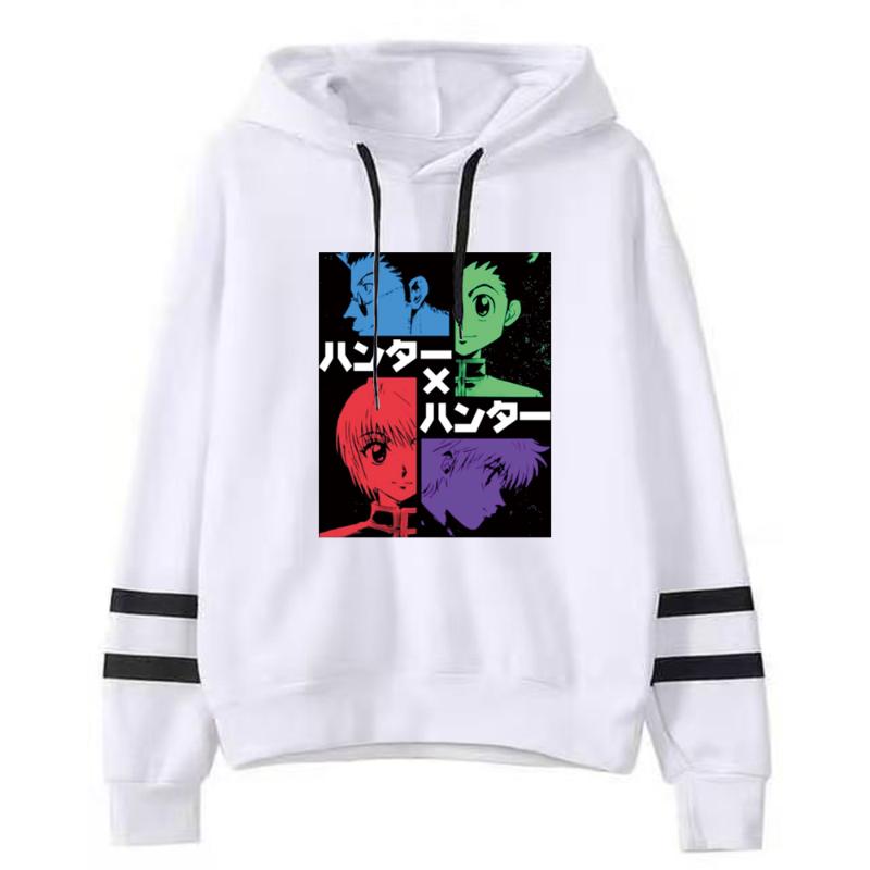 

X Hoodies Men Loose Sweatshirt Japanese Anime Hoody Unisex Clothing, Black