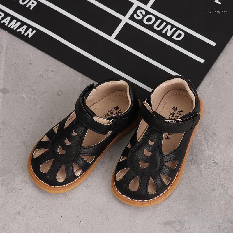 

New Summer Girls Sandals Fashion Princess Retro Soft Leather Shoes Microfiber Upper Comfortable non-slip Sole Baby Kids Sandals1, White