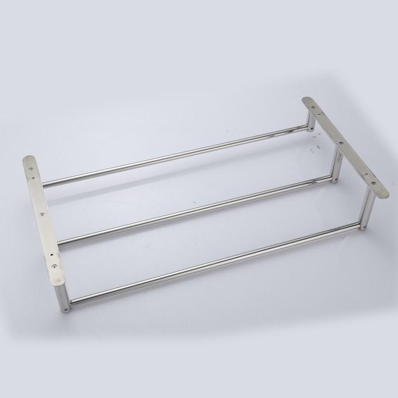 

SUS304 Stainless Steel Hand Polishing Mirror Polished Finished Bathroom Accessories Set Towel Rack Three Towel Bars KJWY004-60CM
