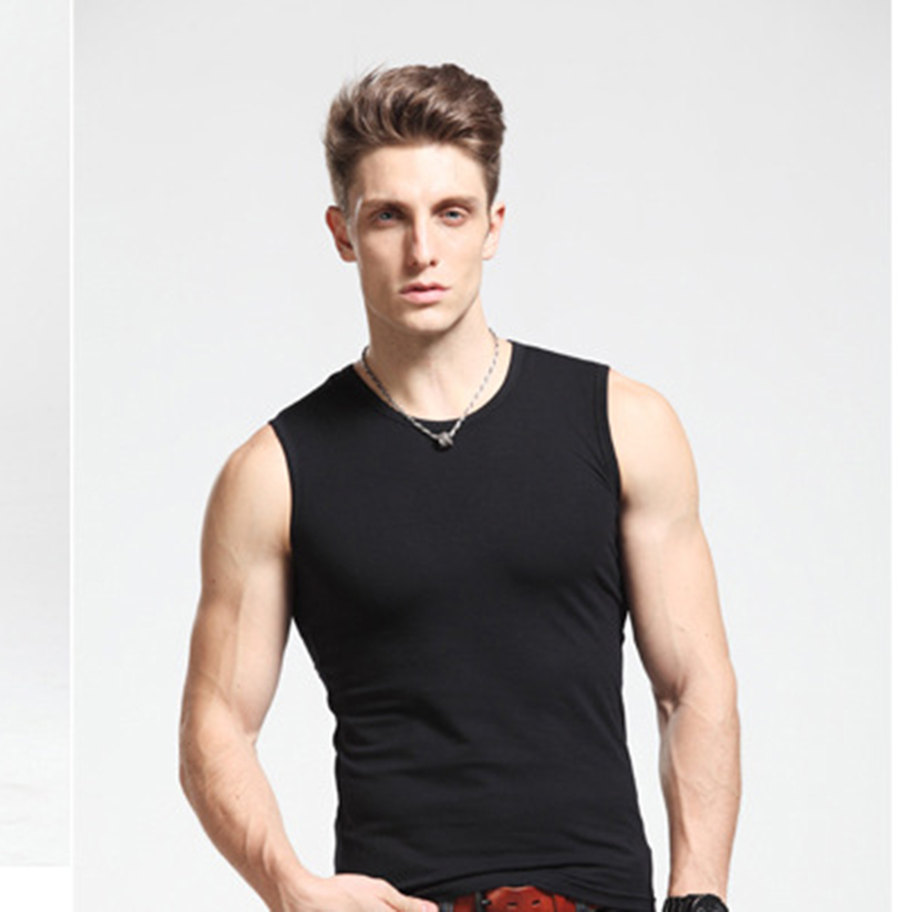 

Tank 3pcs/lot Summer Fashion Brand Men's O-Neck Slim Fit Tank Tops Male Sleeveless V-Neck Vest Tees Fitness Men, 3pieceso