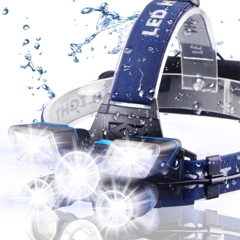 

ZK20 Super Bright LED Headlamp Rechargeable High Lumen Ultra Bright Head Lamp USB 9 Modes Waterproof Work Headlight for Hard Hat