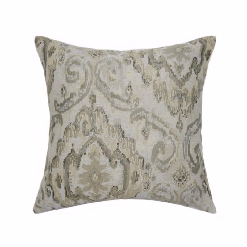

Free Shipping Square Abstract Designs Damask Woven Polyester Jacquard Cushion Cover Decorative Inerior Throw Pillow Case 18x18, Light grey