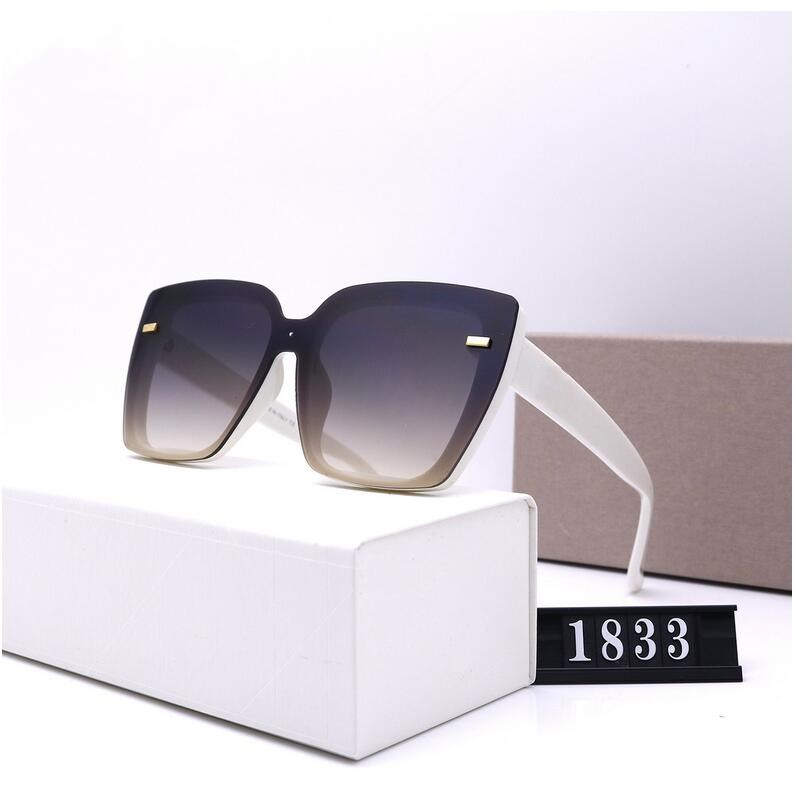 

design Polarized Luxury Ray Sunglasses Men Women Pilot Sunglasses UV400 Eyewear Bans Glasses Metal Frame Polaroid Lens 1833 With box