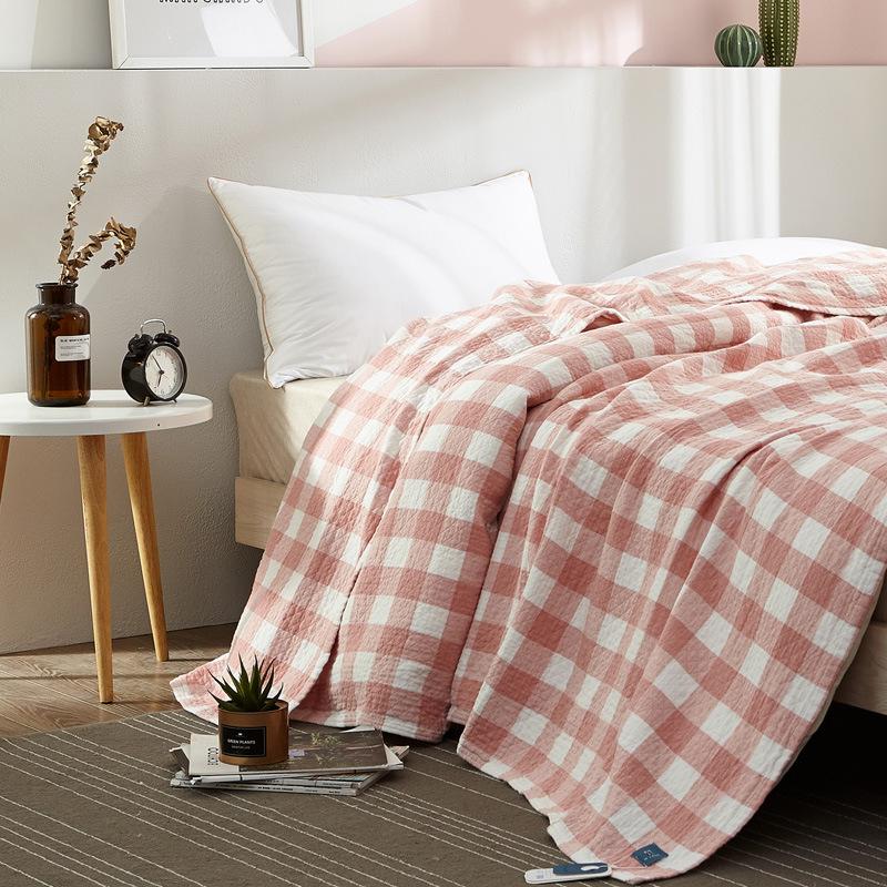 

Plaid Blanket Printed Throw Blanket for Nap Sofa TV Travel Bedspread Summer Quilt Mantas Para Sofa Decorativa Bed