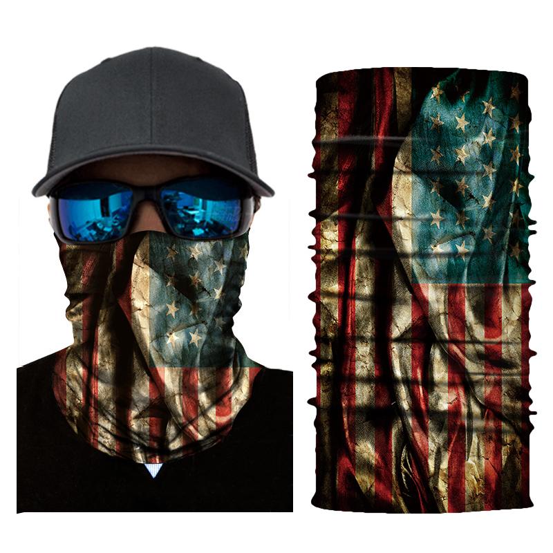 

The national flag Bandana Magic Neckerchief r Men's Scarf Snood For Women Versatility gaiter Cycling Elastic snood scrunchie
