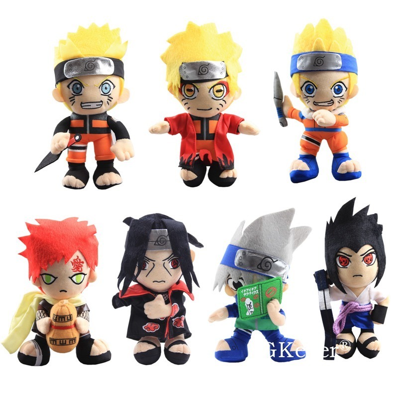 

8"20cm Naruto plush doll toys Figure Anime Shippuden Uzumaki Naruto Gals Hyuuga Hinata Jiraiya Haruno plush toys Children Gift 201204