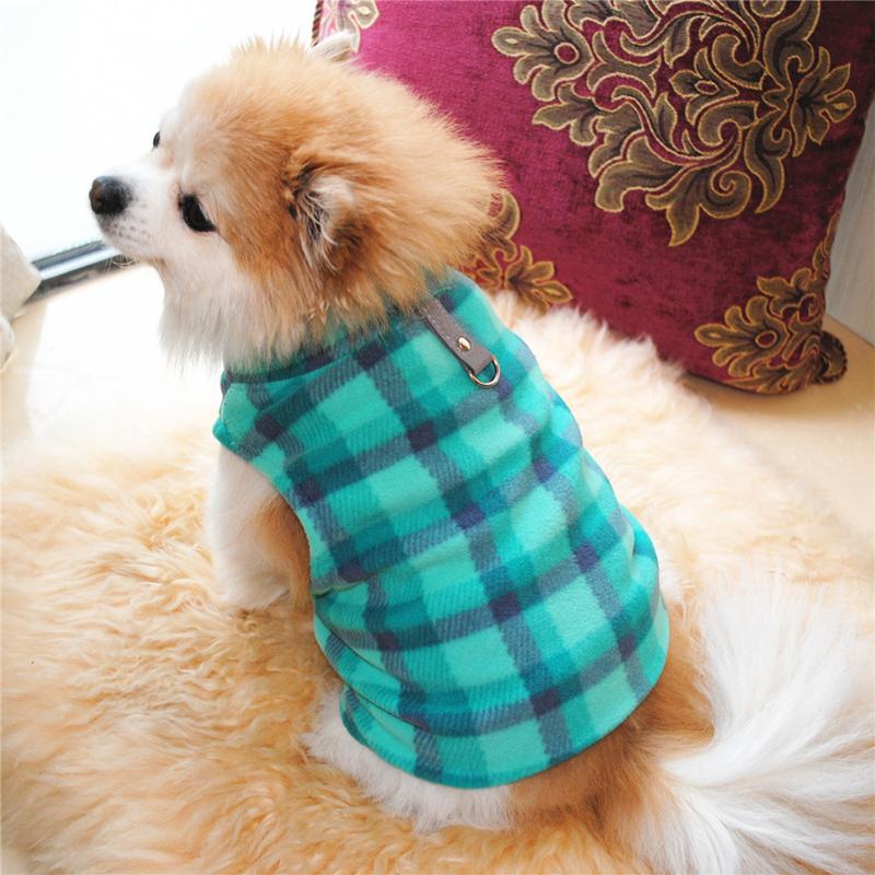 

Fashion New Pet Dog Cat Villus Warm Vest Puppy Doggy Apparel Cloth puppy outfit pet clothes fleece sweater supplies A30723, Bk